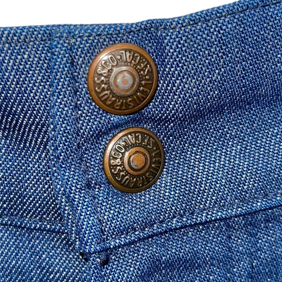 RARE 70s Vintage Levi’s “Carrot Tab” Bell Bottoms | Fresh Produce Line - Picture 11 of 16